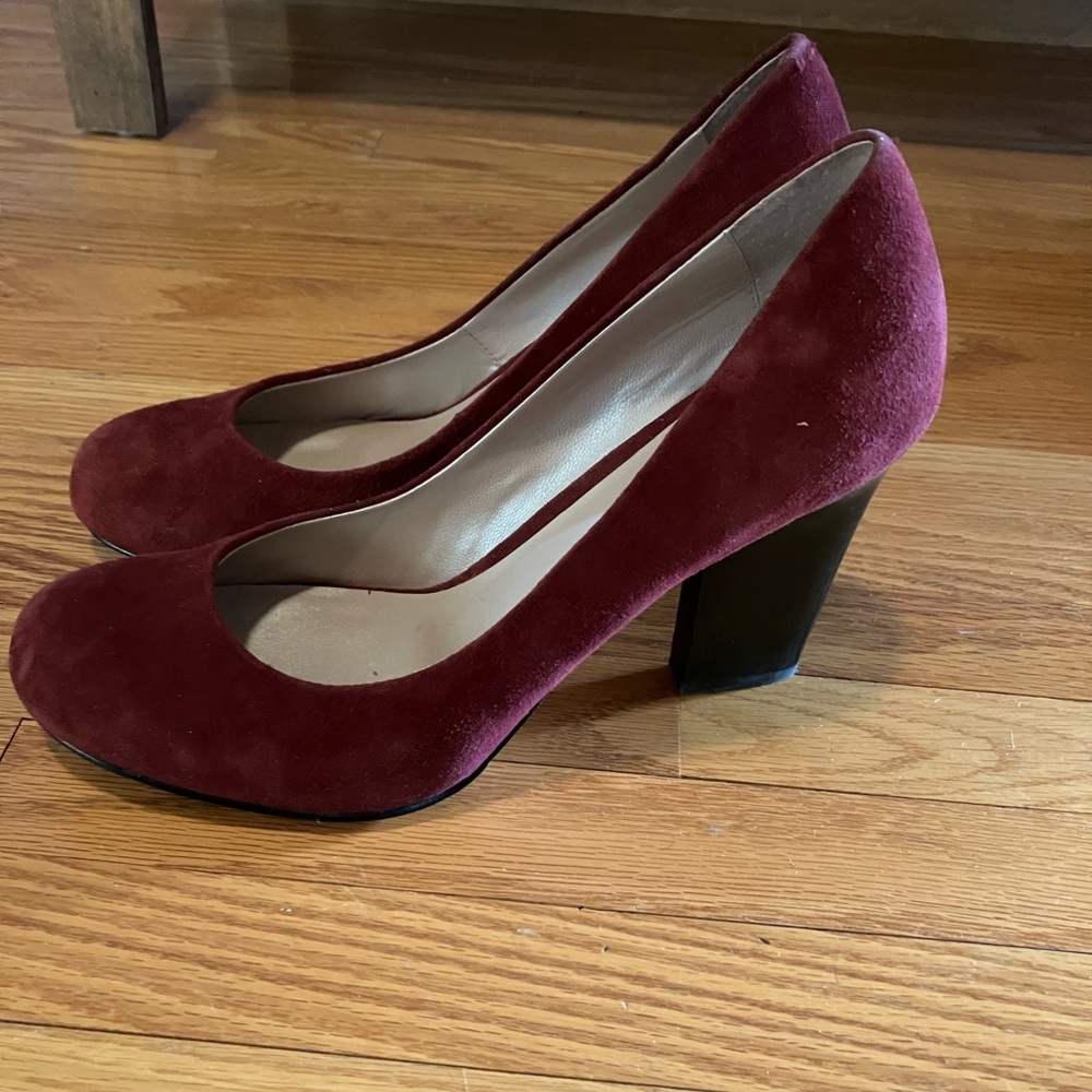 Elegant Burgundy Women's Heels